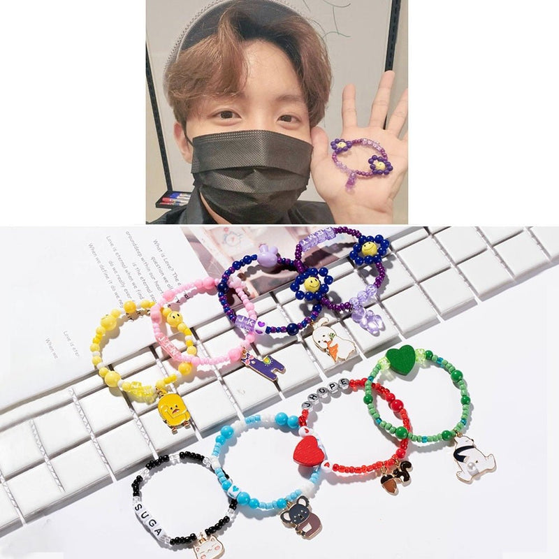 BTS charms silver bracelet, BTS alphabets bracelet B21, , bts bracelet, BTS  bracelet